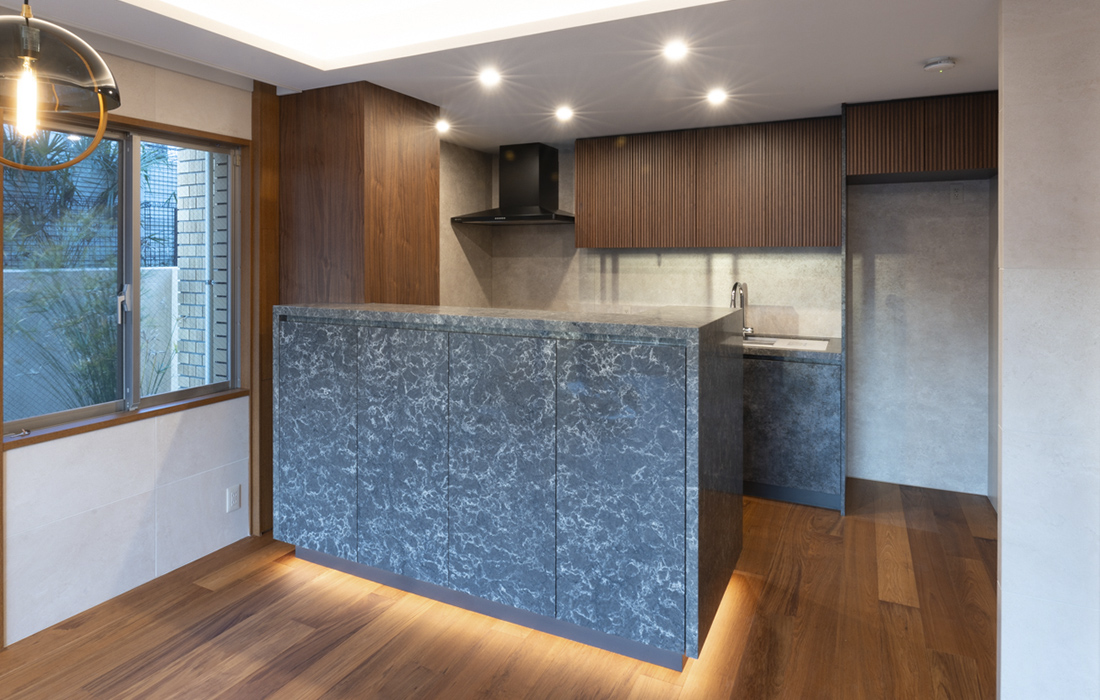 kitchen64 6003 Coastal Grey　キッチン