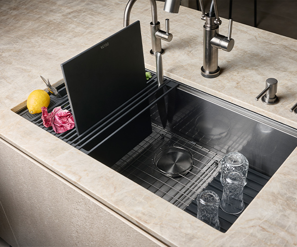 【日本初】キッチンの完成度は、シンクで決まる。DELTAの新しいall in one SINK。