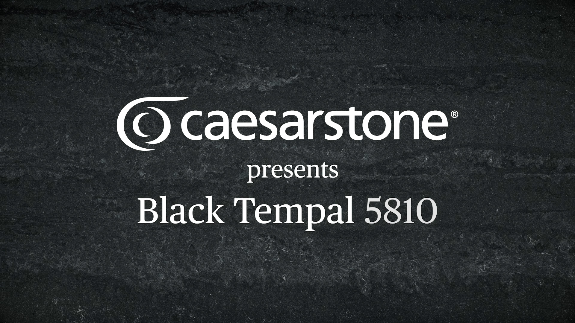 シーザーストーン/美しいデザインが生まれるまで/5810 Black Tempal
